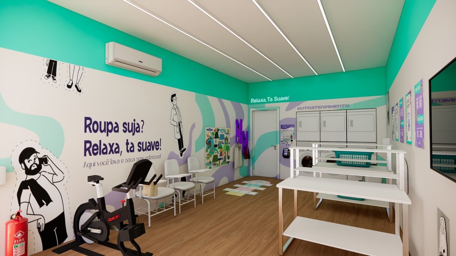Da roupa limpa, ao exercício: Tá Suave aposta em experiência sensorial para acelerar expansão de lavanderia disruptiva no franchising