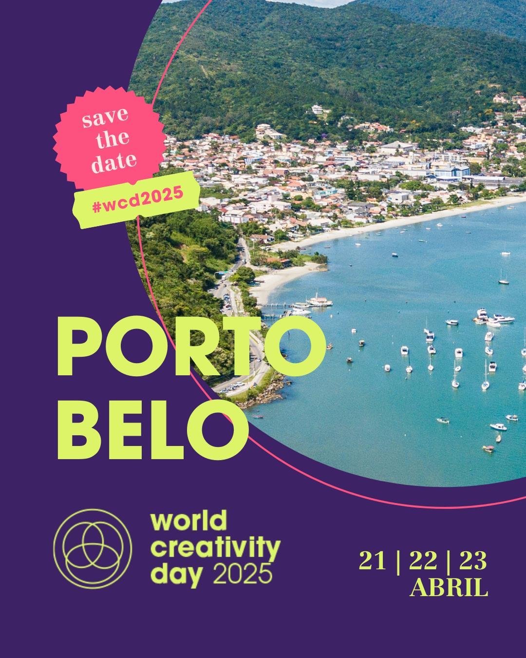 Porto Belo vai receber o Dia Mundial da Criatividade 2025