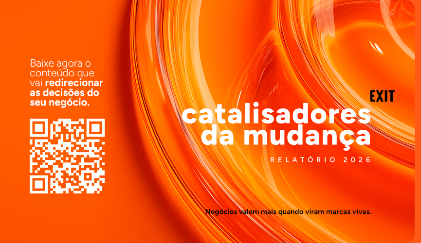 EXIT lança relatório “Catalisadores da Mudança” na Expogestão 2026 e amplia debate sobre futuro das marcas